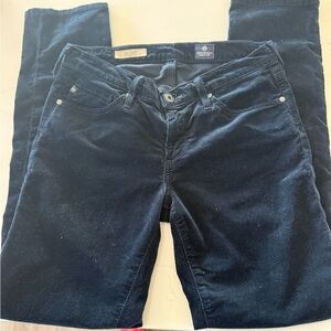 AG Adriano Goldschmied Black Cigarette Leg Jeans